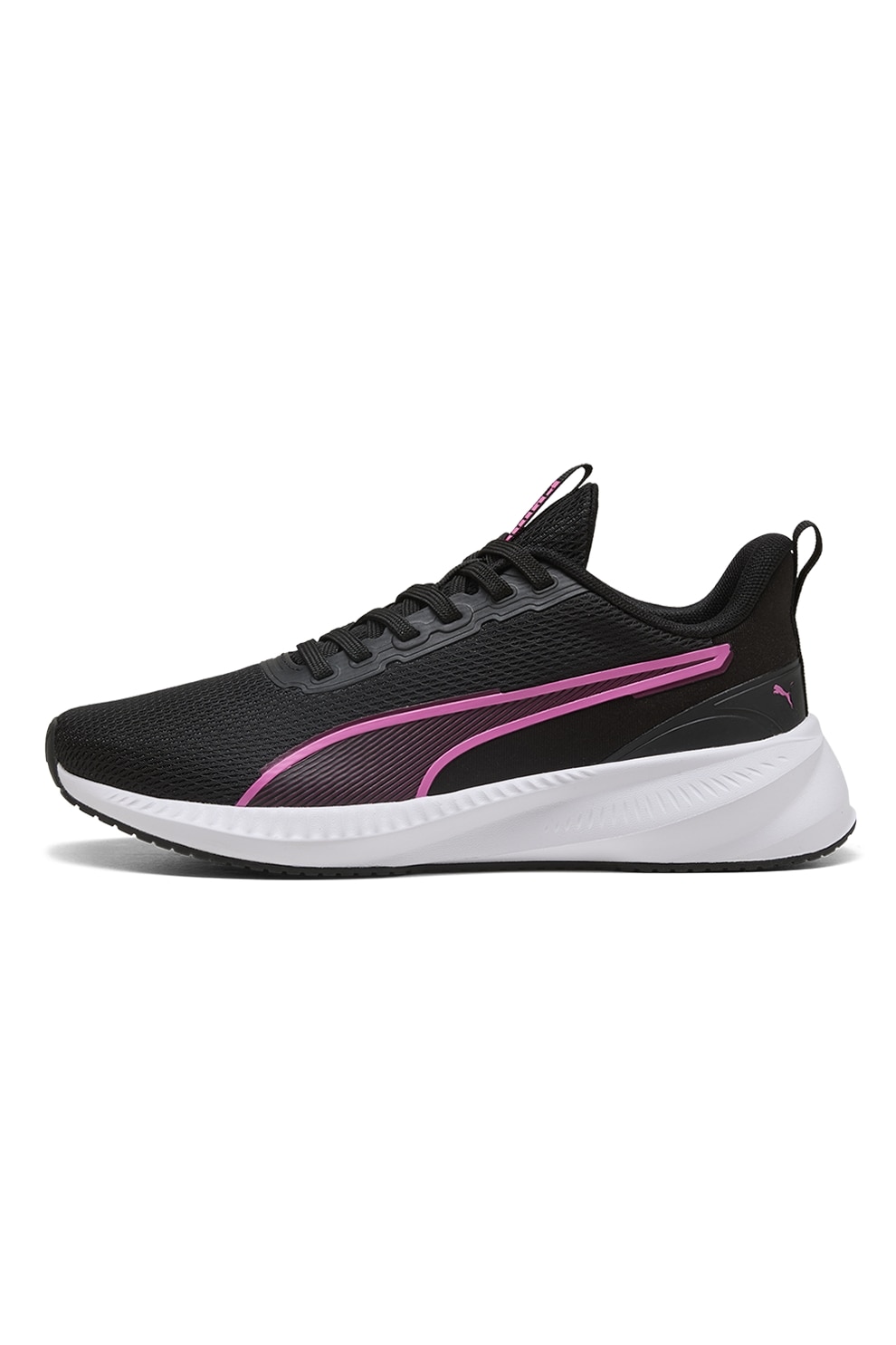 Puma, Pantofi Flyer Lite 3 de plasa pentru alergare, Negru, Roz, 5
