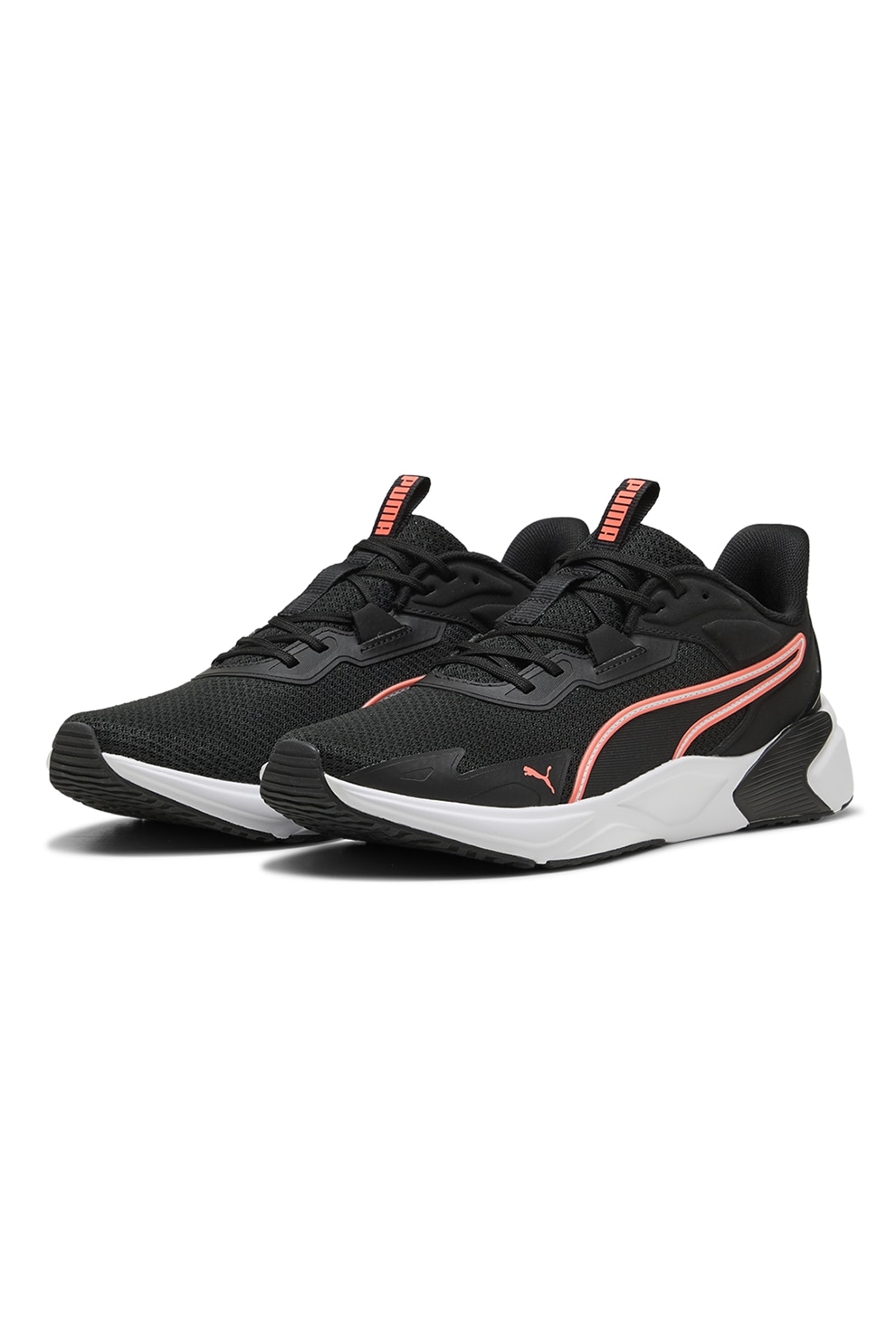 Puma, Pantofi Disperse XT 4 pentru fitness, Negru, Corai, 9 - eMAG.ro