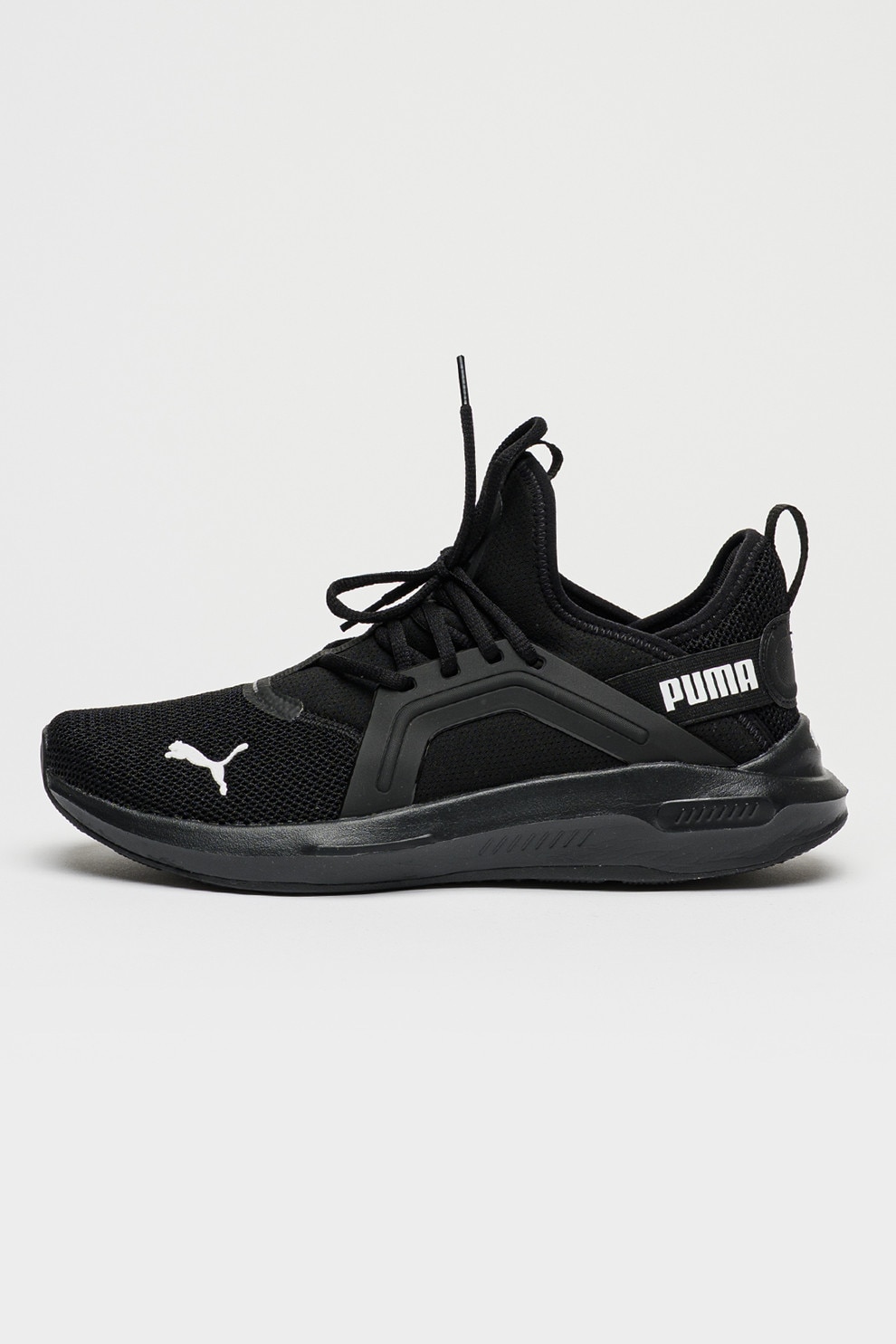 Puma, Pantofi Softride Enzo 5 cu brant cu amortizare pentru alergare, Negru stins, 11