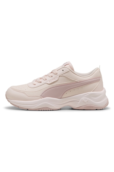 Puma, Спортни обувки Cilia Mode от еко кожа, Праскова, 4