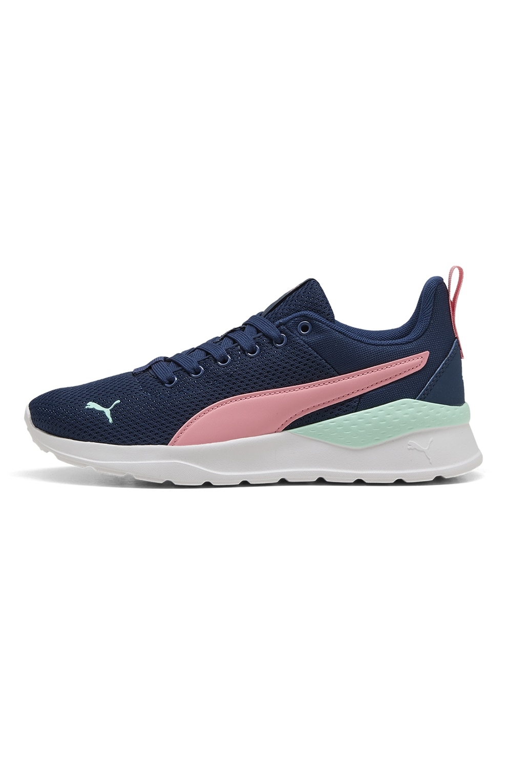 Puma, Pantofi Anzarun Lite low-cut de plasa, Roz, Bleumarin, 38 EU