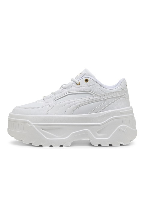 Puma, Спортни обувки от еко кожа Karmen X-tra, Бял