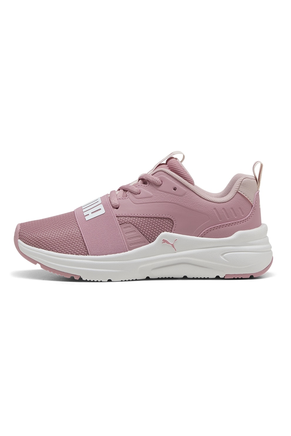 Puma, Pantofi sport Softride din material textil cu logo, Roz, 37.5 EU