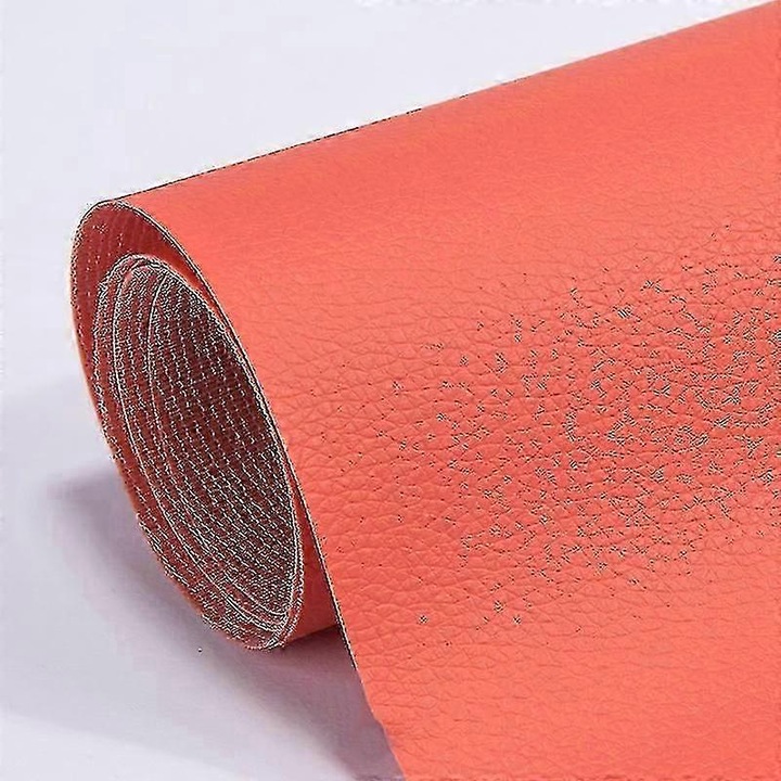 Petic reparatie piele, 20x138cm, Portocaliu