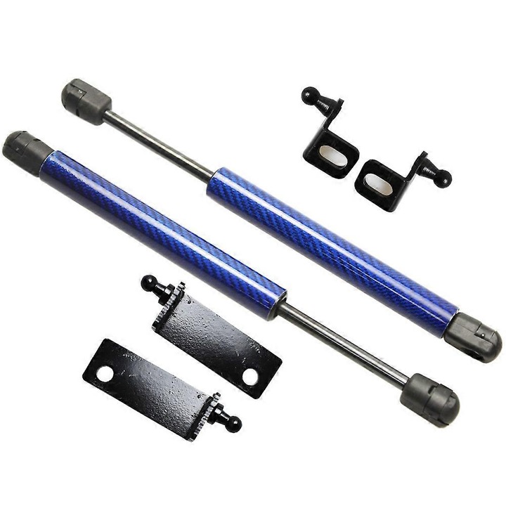 Autó lengéscsillapító, szénszálas, Focus Mk4 2018-2021-hez, motorháztetőhöz, gázrugós lengéscsillapítók, kék