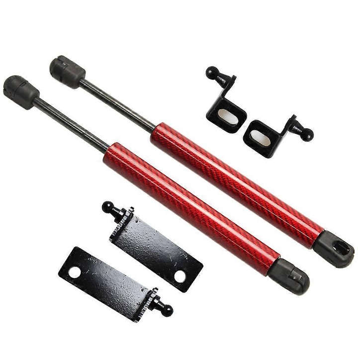 Kit amortizoare capota Ford Focus MK4 2018-2021, aluminiu, set 2 bucati, fara gaurire