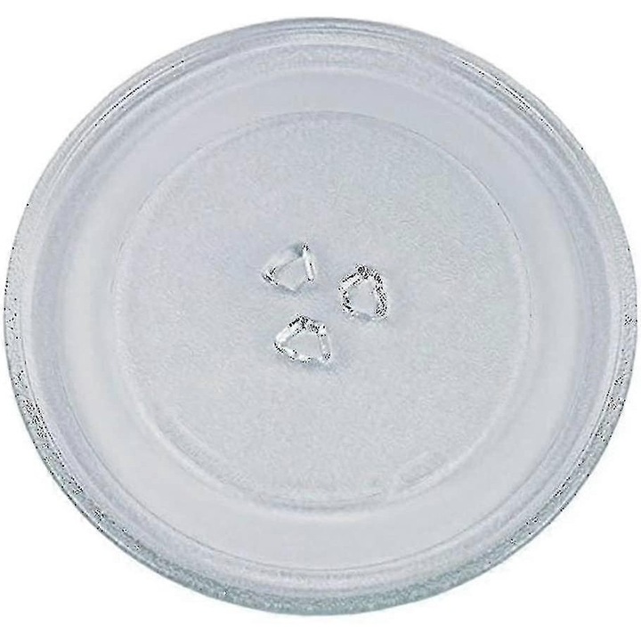 Placa de sticla pentru cuptor cu microunde, 24.5 cm, rezistenta la caldura