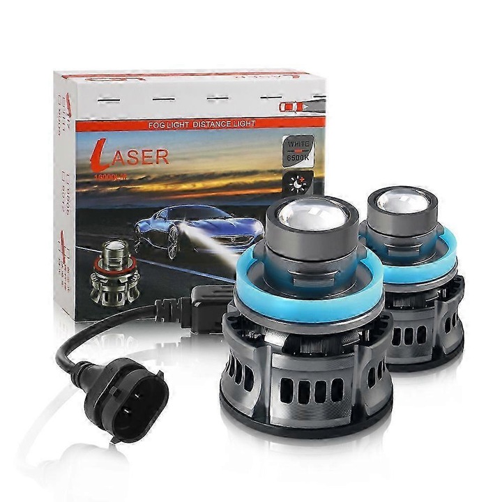 Becuri auto H7 9006, 12V, 3000k/6000k/8000k, set