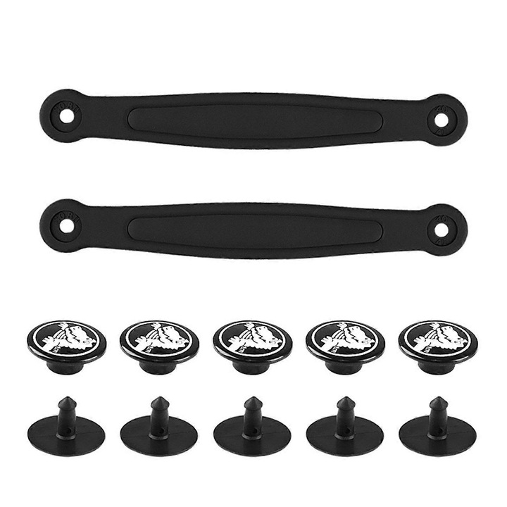 Curele de inlocuire pentru saboti, 2 bucati, negru, dimensiuni 20cm, 20.5cm, 21.6cm