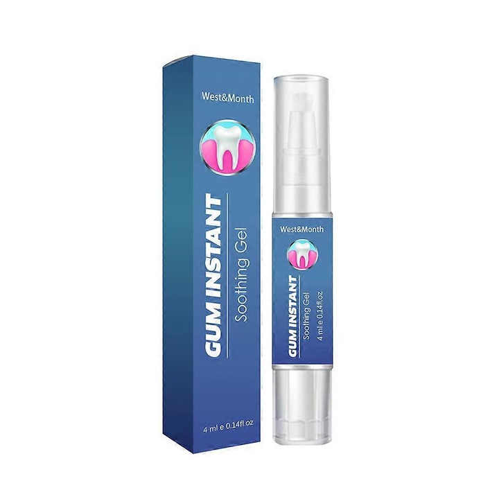Gel pentru ingrijirea gingiilor, 4ml, pentru dinti sensibili, 12.7x1.5x1.5cm, set de 3 bucati