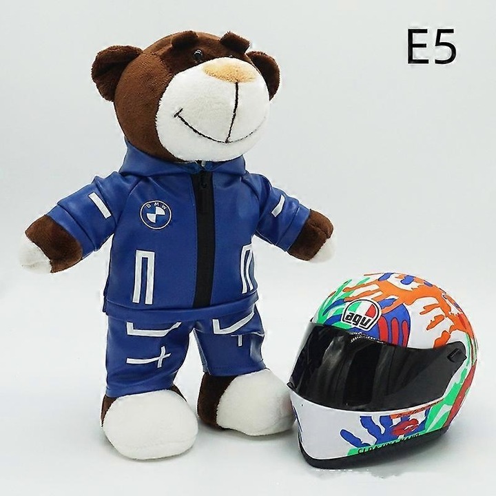 Set jucarii de plus, motocicleta kawaii, 30cm si 16cm, unisex, material: plus