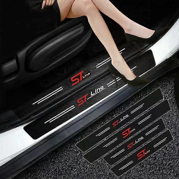 Folie de protectie din fibra pentru usi auto, set 9 buc, impermeabil, universal