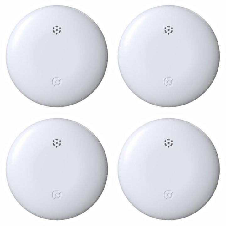 Set 4 Dispozitive Anti-pierdere, Alb, IP67, pentru iOS