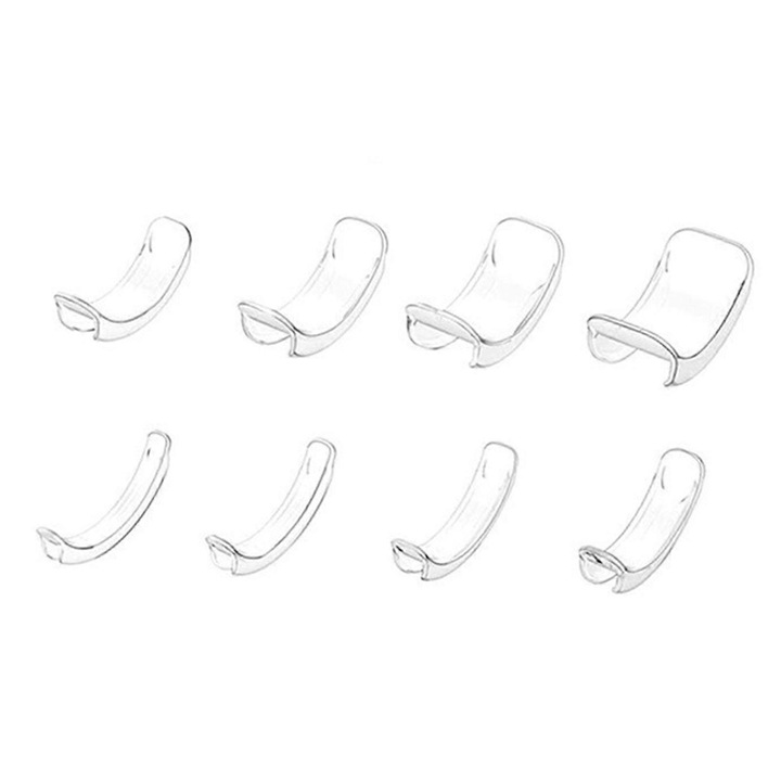 Set 8 Accesorii pentru redimensionarea inelelor, Transparent