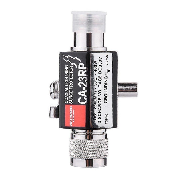 Коаксиален предпазител от пренапрежение, N към N, 50ohm, 400W, 8x4.5x2cm, черен