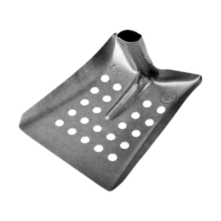 Fém szűrőkanál, 23.5x15x13.5cm, lyukas kialakítás, csatornatisztításhoz