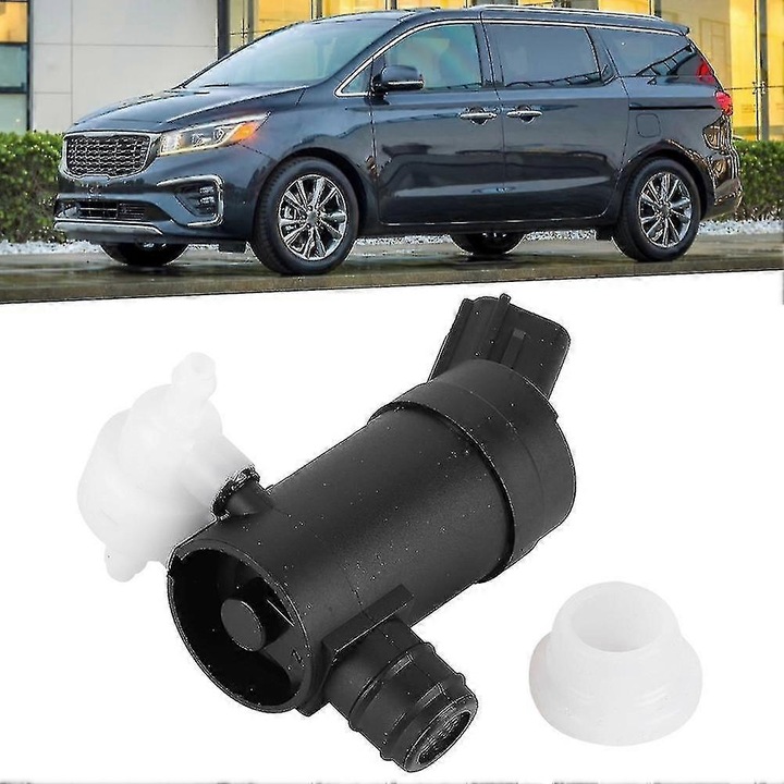Pompa spalator parbriz KIA Sedona/Sorento, 98510A9000, set cu duza, ABS