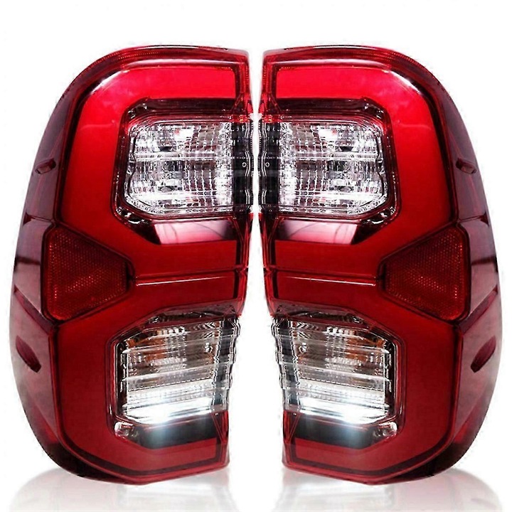 Bal oldali LED hátsó lámpa Toyota Hilux Revo Rocco SR5 Pickuphoz, piros, 2020-2022, könnyen beszerelhető