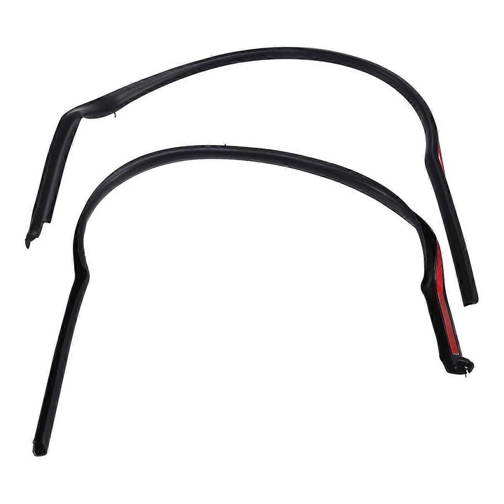 Hátsó ajtó tömítéskészlet X5 X5M F15 2014-2018-hoz, fekete, ABS