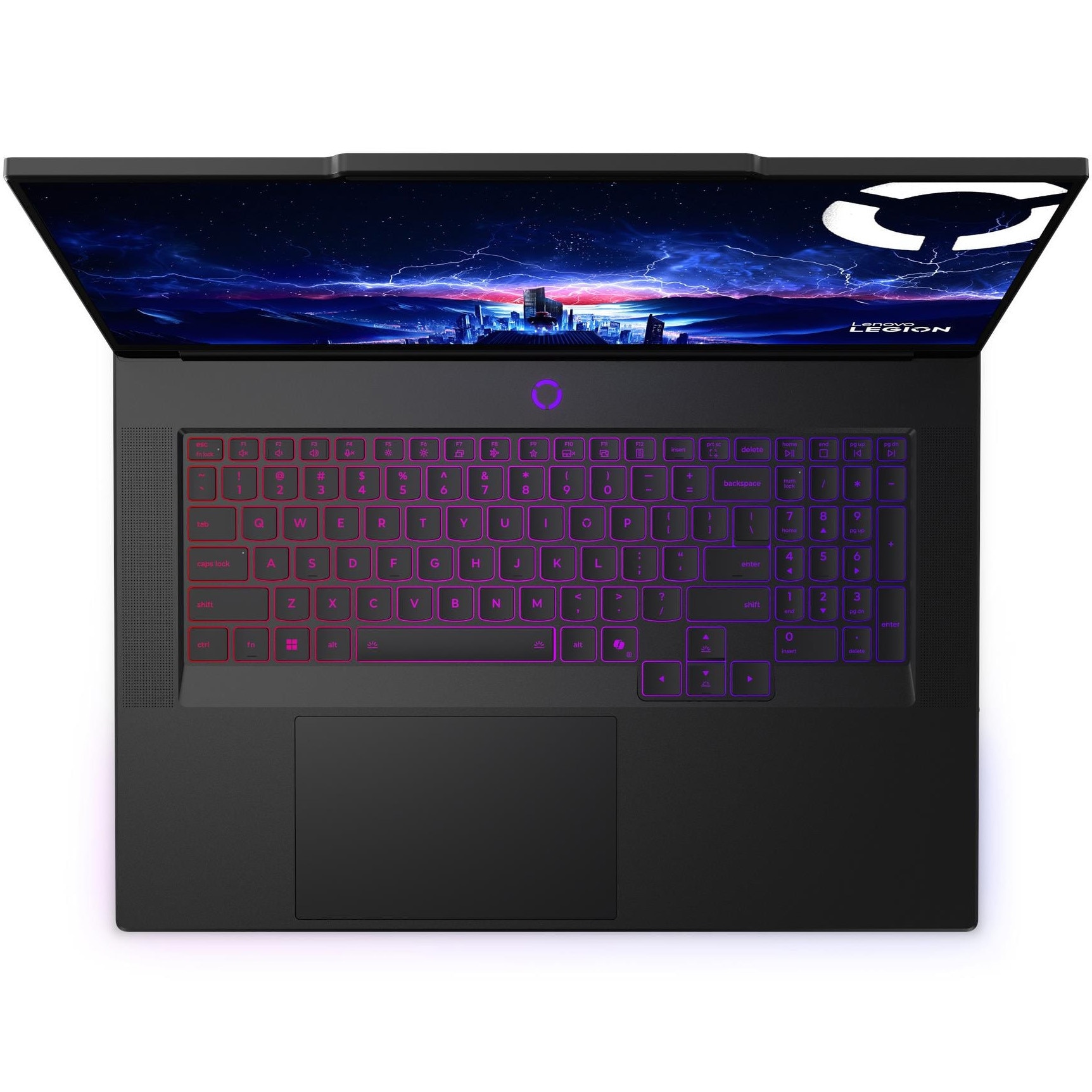 Laptop Gaming Lenovo Legion 9 18IAX10 cu procesor Intel® Core Ultra 9 275HX pana la 5.4GHz, 18" WQUXGA, IPS, 240Hz / 440Hz, 64GB DDR5 RAM, 2TB SSD, NVIDIA® GeForce RTX™ 5090 24GB GDDR7, No OS, Eclipse Black, 3y on-site Premium Care