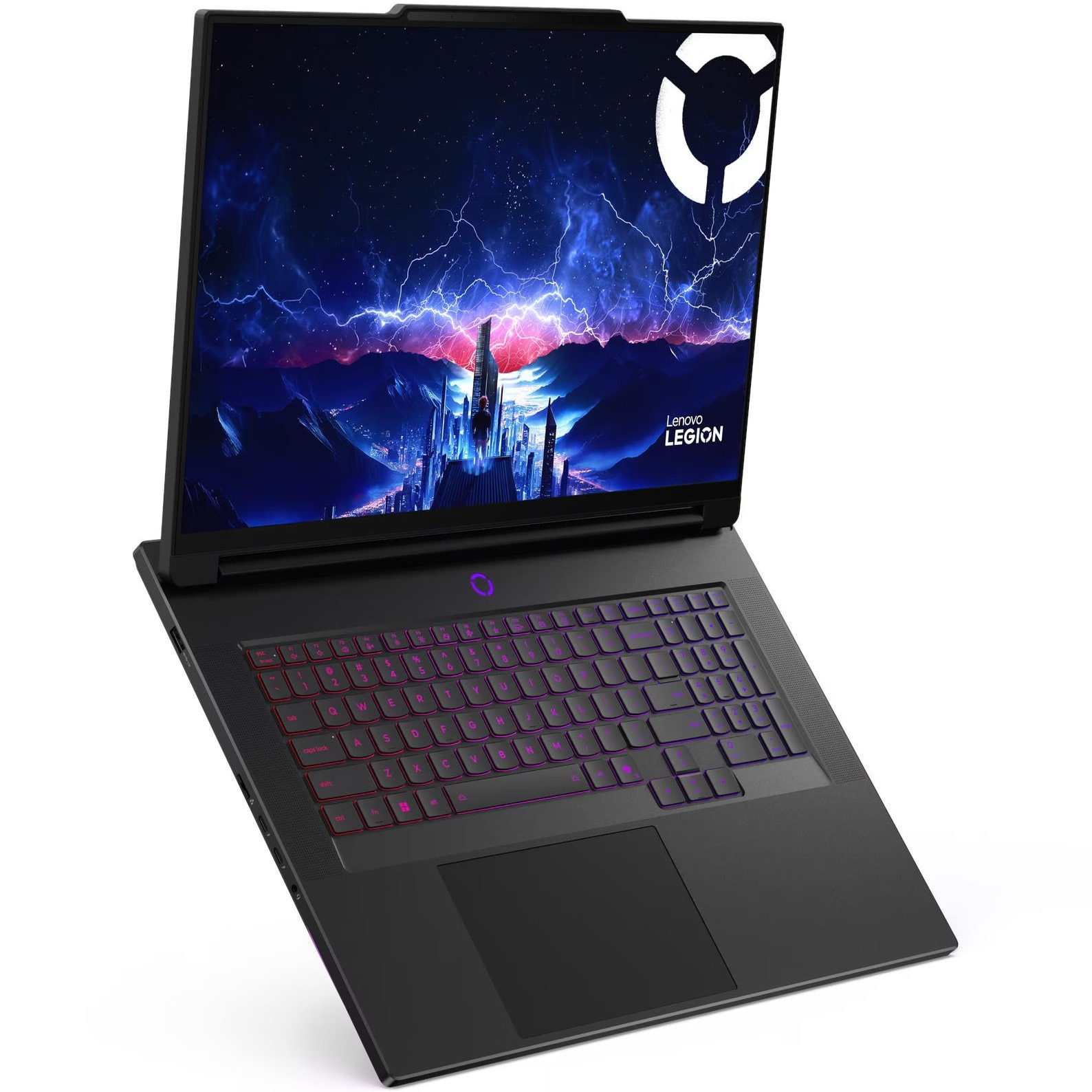 Laptop Gaming Lenovo Legion 9 18IAX10 cu procesor Intel® Core Ultra 9 275HX pana la 5.4GHz, 18" WQUXGA, IPS, 240Hz / 440Hz, 64GB DDR5 RAM, 2TB SSD, NVIDIA® GeForce RTX™ 5090 24GB GDDR7, No OS, Eclipse Black, 3y on-site Premium Care