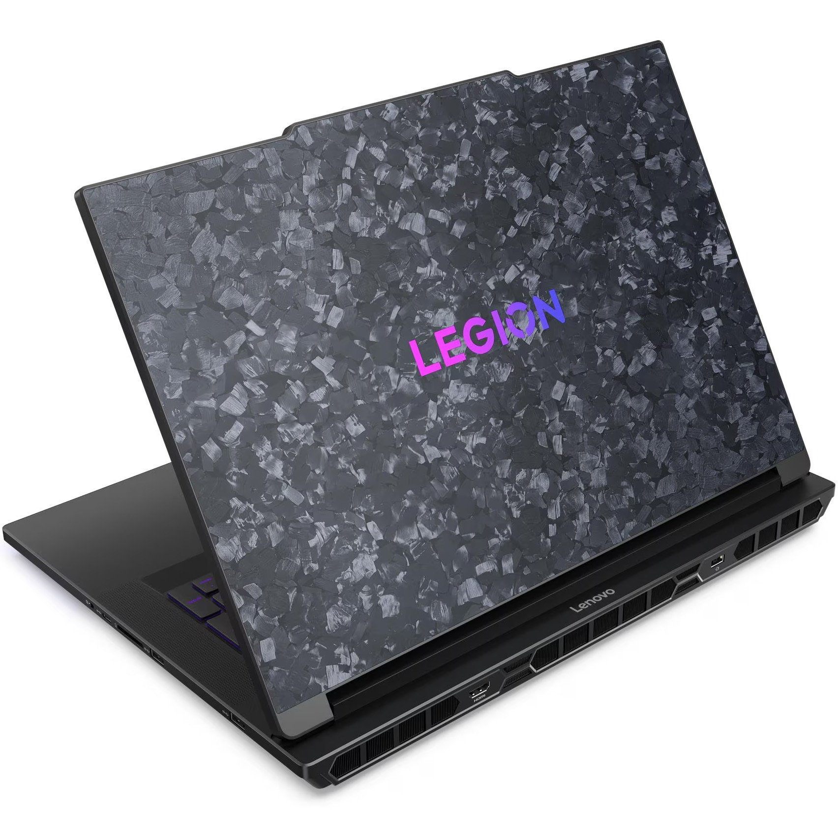 Laptop Gaming Lenovo Legion 9 18IAX10 cu procesor Intel® Core Ultra 9 275HX pana la 5.4GHz, 18" WQUXGA, IPS, 240Hz / 440Hz, 64GB DDR5 RAM, 2TB SSD, NVIDIA® GeForce RTX™ 5090 24GB GDDR7, No OS, Eclipse Black, 3y on-site Premium Care