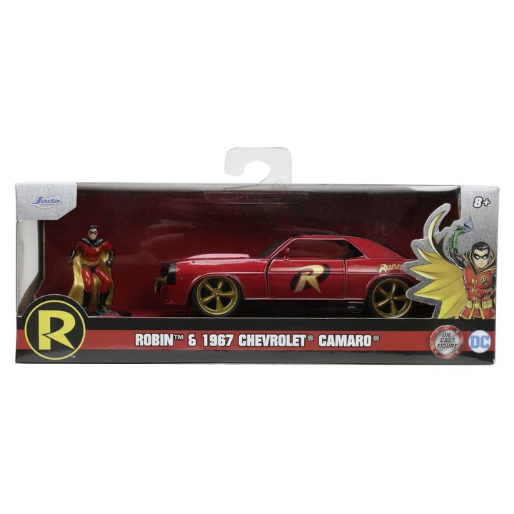 Фигурка на Робин и Chevrolet Camaro от 1967 г., мащаб 1:32