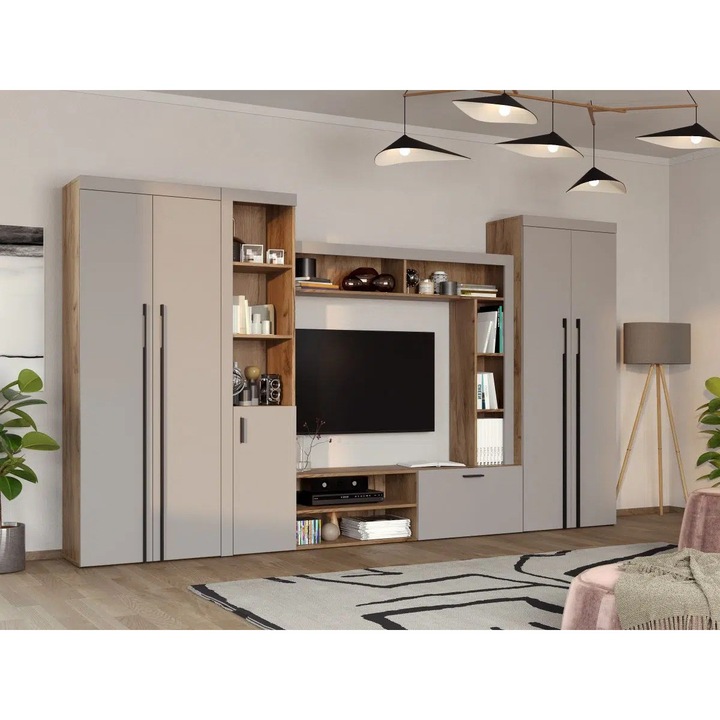 Living Solea Combo Plus, Pal Melaminat, L 316 x A 36 x H 180 cm