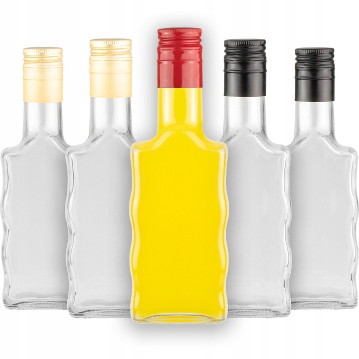 Set 50 sticle Bimberek FALA 200ml, sticla, 28x23cm, capac 28x38mm