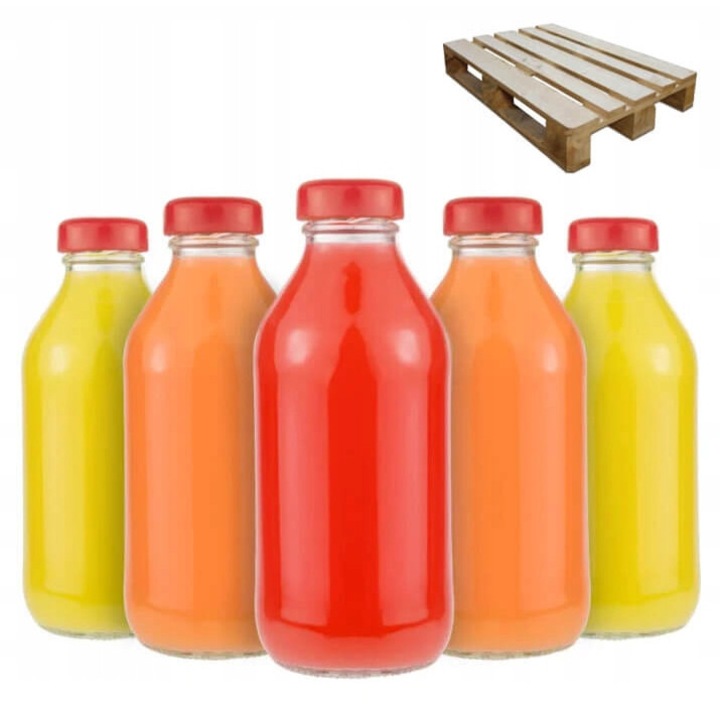 Комплект от 900 бутилки Bimberek SOCZEK 330 мл, диаметър 5,4 см, без капачка