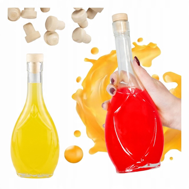 Set 50 Sticle Bimberek IRYS, sticla, 250ml, 20x8.6cm, pentru vin si bauturi alcoolice