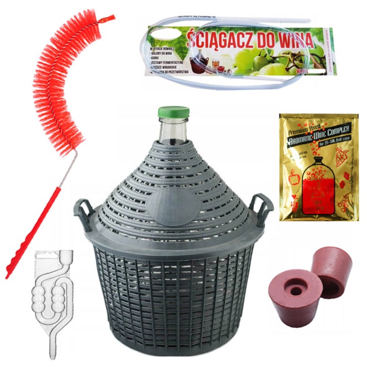 Set afumat in cos 15L Bimberek cu cos, fermentare, 43cm, 35cm, 3kg