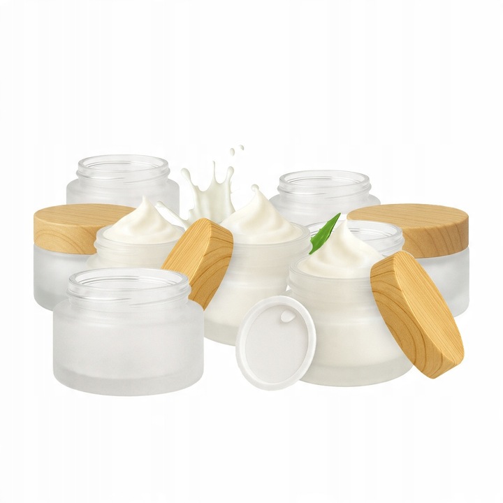 Set 20x Sloicuri Szklane Mat 15 g, Bimberek, Transparent, 3,4x4,3cm