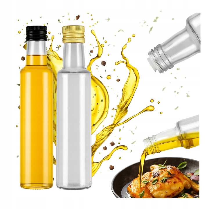 Set 50 Sticle DORICA 250ml, transparente, cu dozator, 22,5x5cm