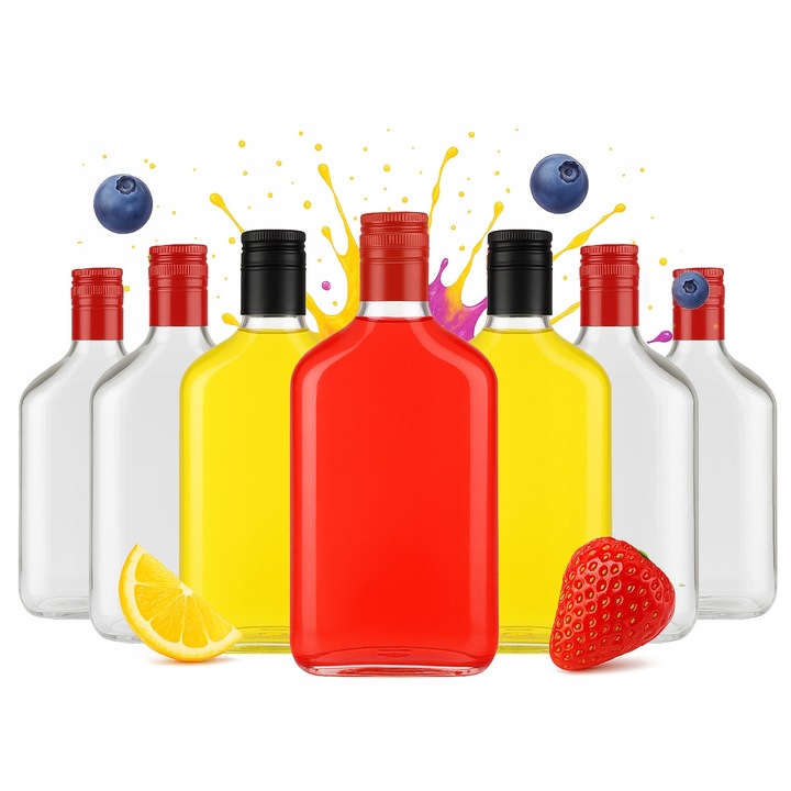 Set 50x Sticle Piersiowka 350ml, 20x9x4cm, Multicolor