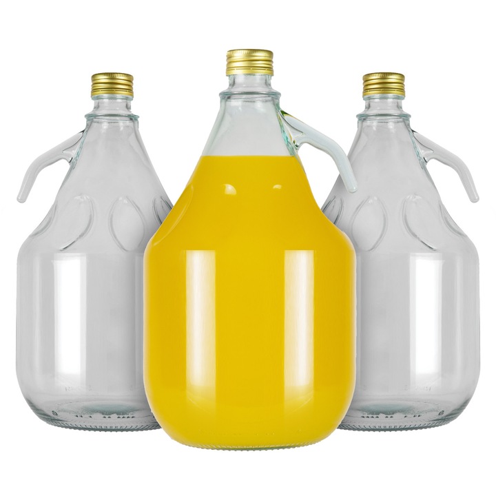 Комплект от 8 бъчви за вино Bimberek 3L, безцветни, 29x15.5 см
