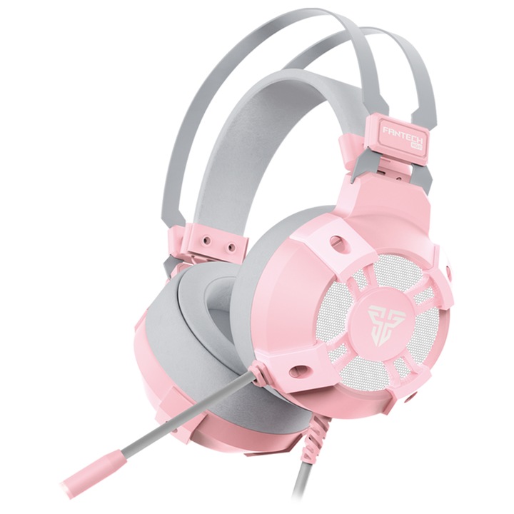 Fantech HG11 CAPTAIN 7.1 gamer headset, mikrofon, RGB világítás, fekete, 2,2 m