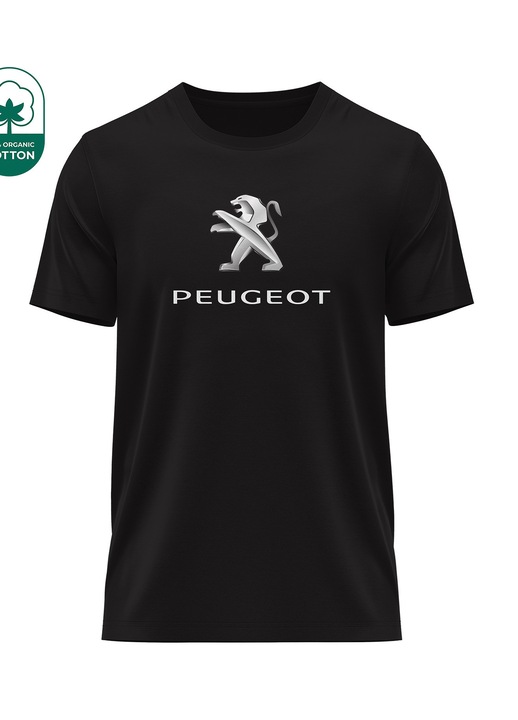 Peugeot 34.64 férfi rövid ujjú póló, többszínű