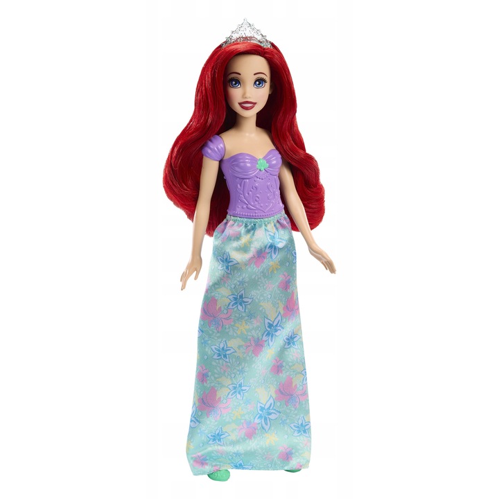 Papusa Disney Princess, Ariel in rochie cu flori