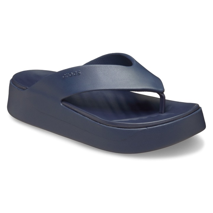 Papuci flip-flop fete Crocs, 209410, Sintetic, 34-35 EU, Bleumarin