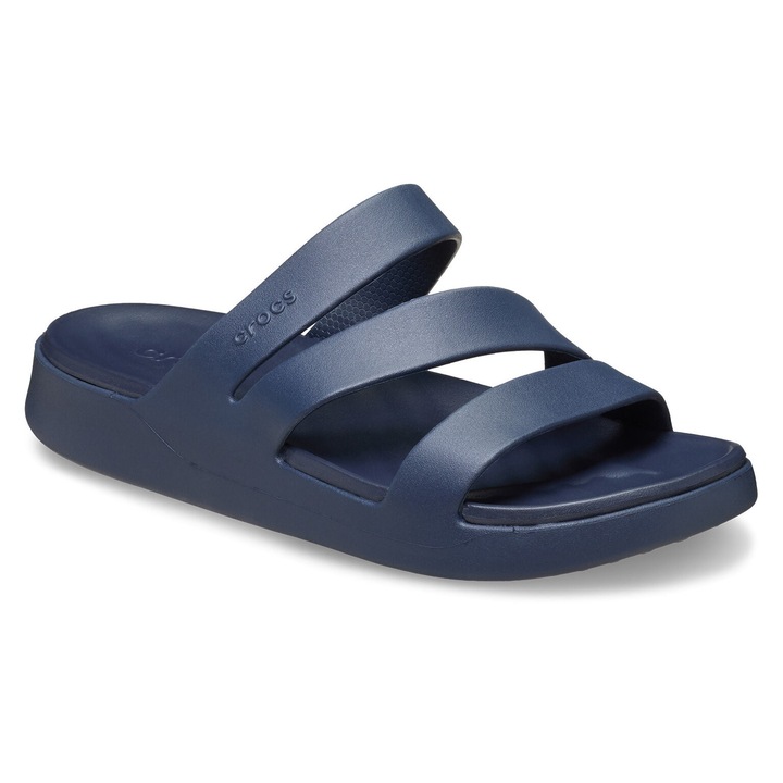 Slapi fete Crocs, 209587, Sintetic, 34-35 EU, Bleumarin