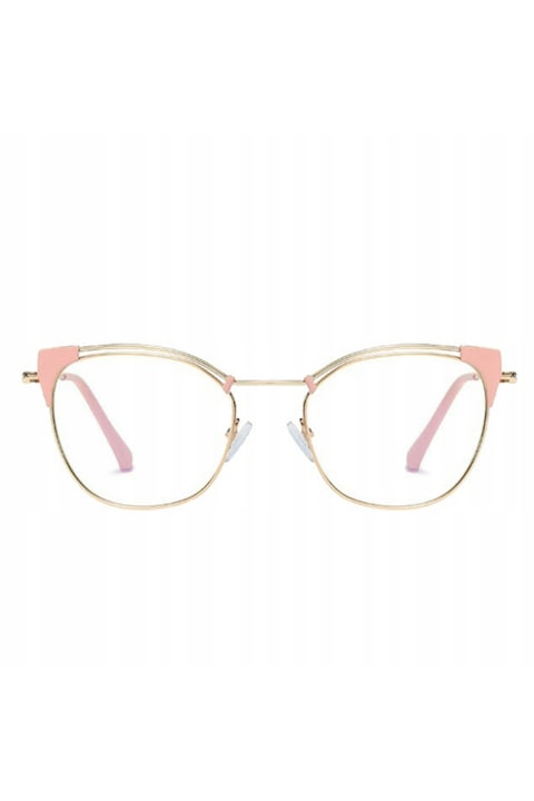 Ochelari Dama cu Filtru Lumina Albastra Avansat, Antireflex, pentru Protectia Ochilor Impotriva Ecranelor Digitale: PC, Laptop, Telefon, Tableta. Design Elegant Roz, Reduce Oboseala Oculara si Imbunatateste Somnul. Protectie Premium
