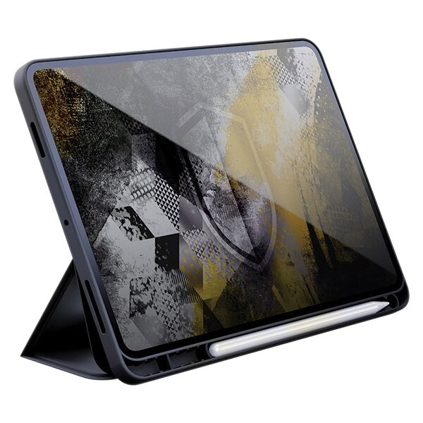 Husa tableta 3MK Soft pentru Xiaomi Mi Pad 6, neagra, cu suport si functie Wake/Sleep