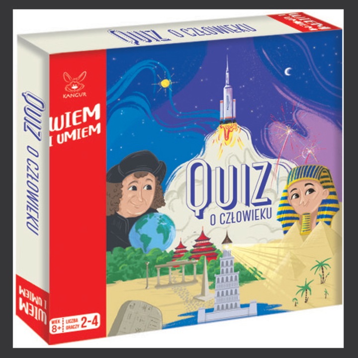Joc educativ Kangur Wiem i Umiem quiz om multicolor