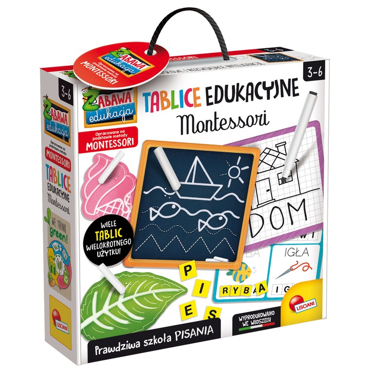 Set tablite educationale, Lisciani Giochi, Montessori, multicolor