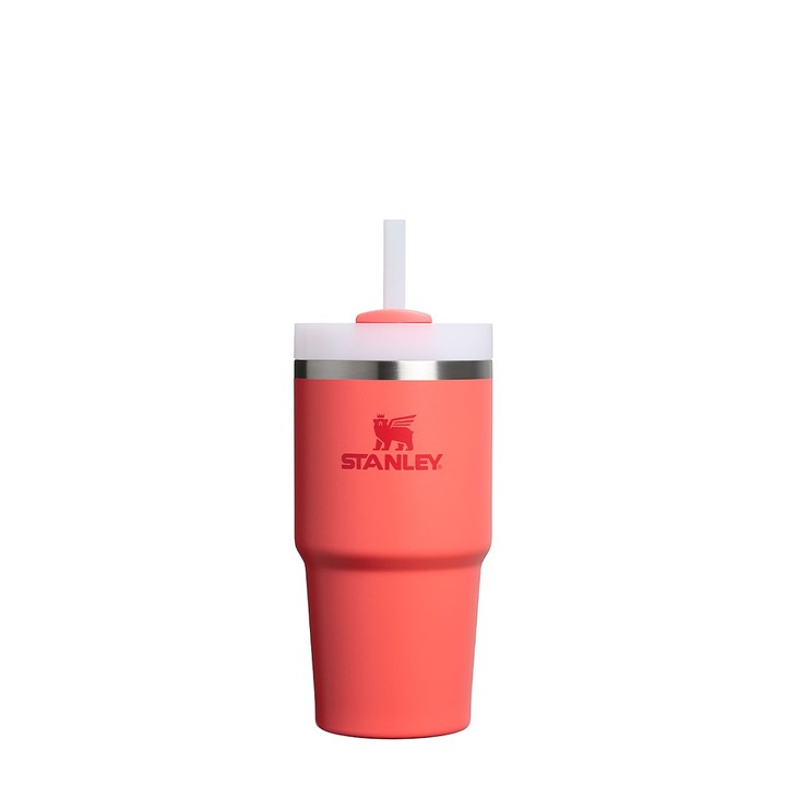 Cana termica Stanley Quencher H2.O FlowState 0.6L, fara manere, roz