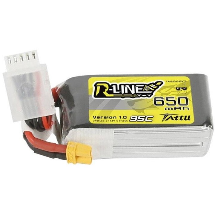 Acumulator Tattu R-Line 650mAh 14, 8V 95C 4S1P Li-Polymer