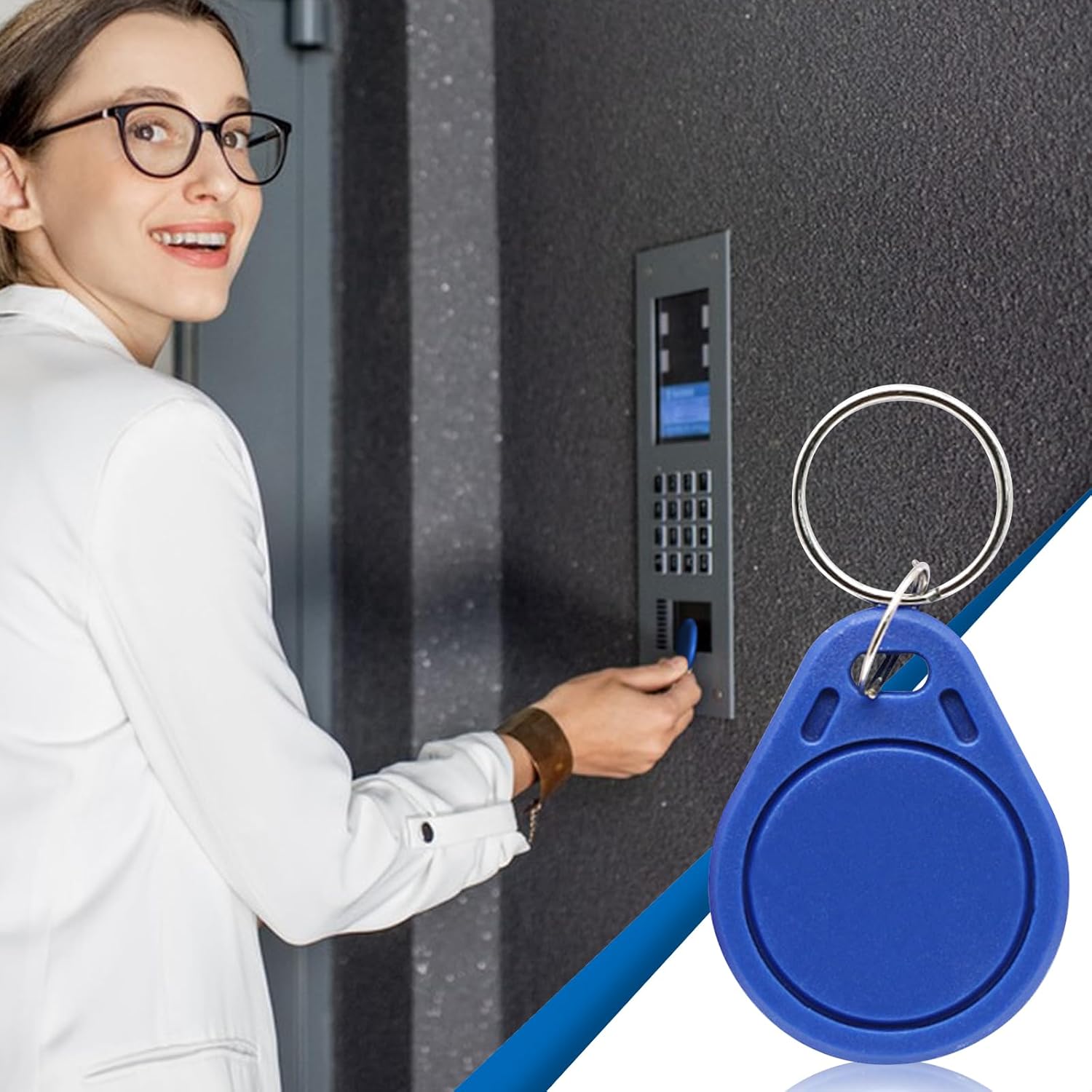 5 Schede RFID Riscrivibili YARONGTECH A Doppia Frequenza – 125kHz ID T5577 E 13,56MHz 1K CUID, Bianche, Per Controllo Accessi E Copia Chiavi