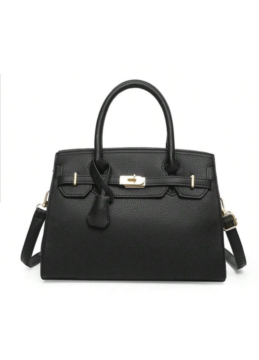 Geanta de dama, model 2024, capacitate mare, model lychee, multicolor