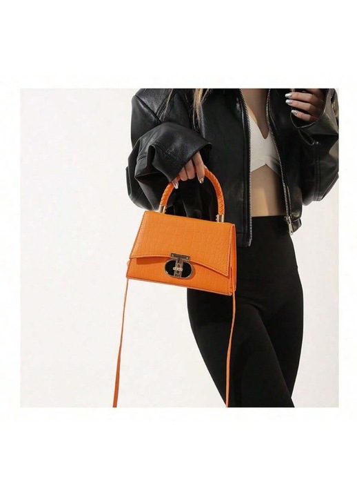 Sokoldalú női táska, 2025, tavasz-ősz, zárral, többszínű